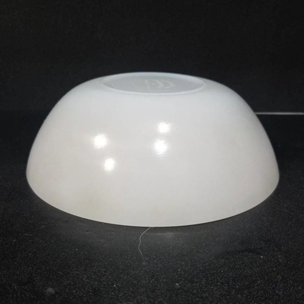 Anchor Hocking Silver Wheat‎ Serving Bowl, Suburbia  arvest Pattern Milk Glass